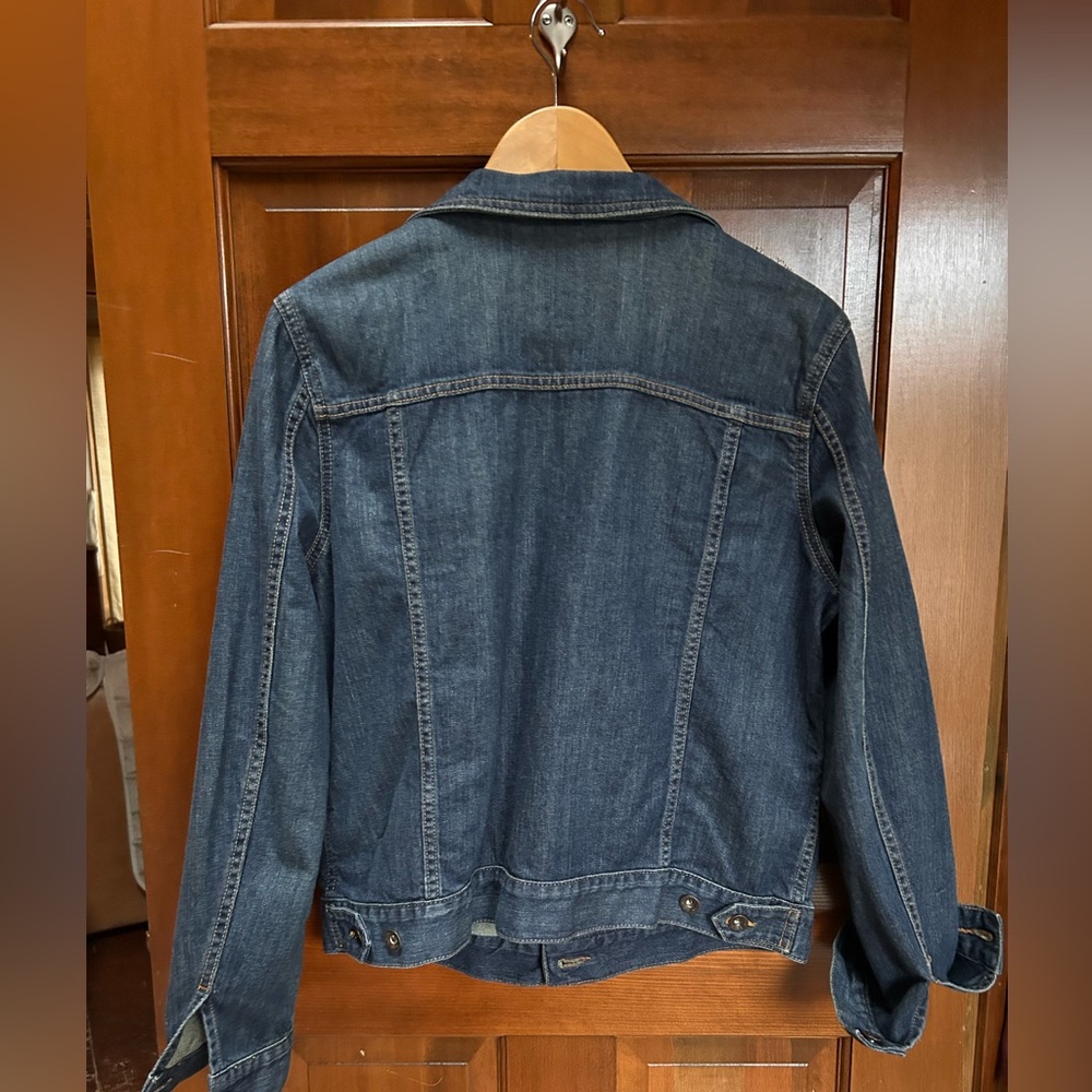 L.L. Bean Women’s Dark Blue Denim Jacket - Picture 2 of 11